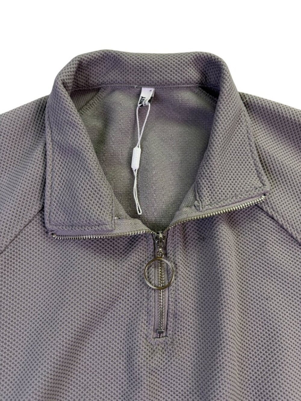 Coofandy  Womens Gray Tracksuit Zip Pullover & Elastic Waist Pants Size L - Picture 4 of 11